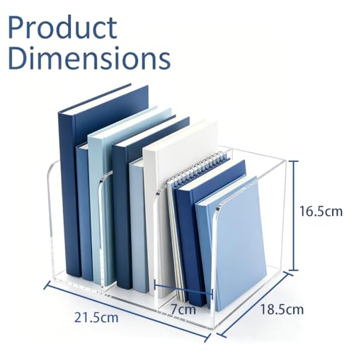 Porte-revues en acrylique transparent, trieur de documents et tablettes