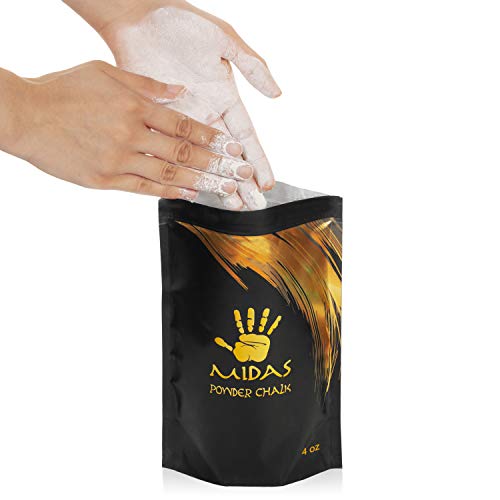 MIDAS Powder Chalk - Pure Powder Chalk for Rock Climbing, Cross Fit, Gymnastics, and Powerlifting - Thumbnail 3