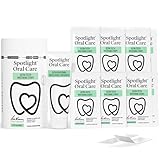 Spotlight Oral Care Teeth Whitening Strips – 28 Strips + Toothpaste (14-Day Treatment),Ultra Whitening Strips, Sensitive Teeth & Enamel Safe, Made by Dentists Hydrogen Peroxide Teeth Brightening Kit