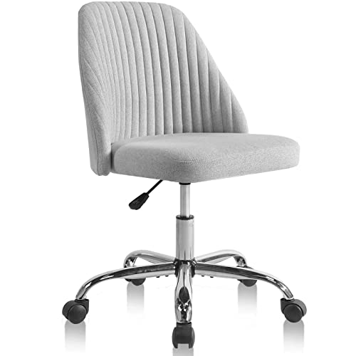 Office Chair Cute Desk Chair, Modern Fabric Home Office Desk Chairs
