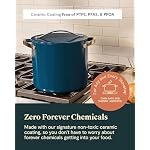 Caraway 12 qt Ceramic-Coated Stock Pot with Lid - Image 5