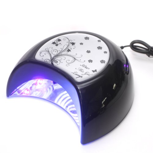 S Led Nail Dryer Professional Nail Dryer for Uv and LED Gel Polish Uv Lamp Light Nail Art Equipment Manicure and Pedicure Art Equipment (Black)
