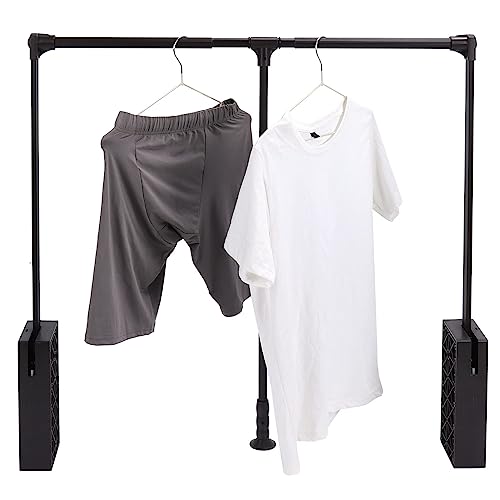 Tringle de penderie extensible 83-115 cm pour dressing ordonné - 5