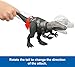 Mattel Jurassic World Rebirth Gigantic Thrashers Dinosaur Figure, Chilantalsaurus Large Species Toy, 2 Rampage Attacks, Digital Play