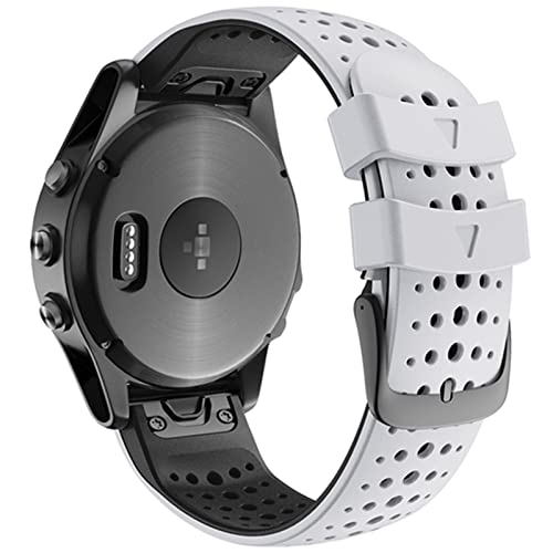 Bracelet montre Garmin Fenix 7 6 en silicone agate 22mm idéal pour le sport et les randonnées