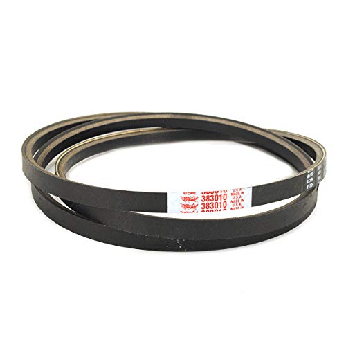 Grasshopper Lawn Mower MaxLife Belt, Designed to Specific Material, Dimensions, Shape, Construction and Pliability Standards That Ensure Superior Performance and Long Life, OEM Replacement Part 383010