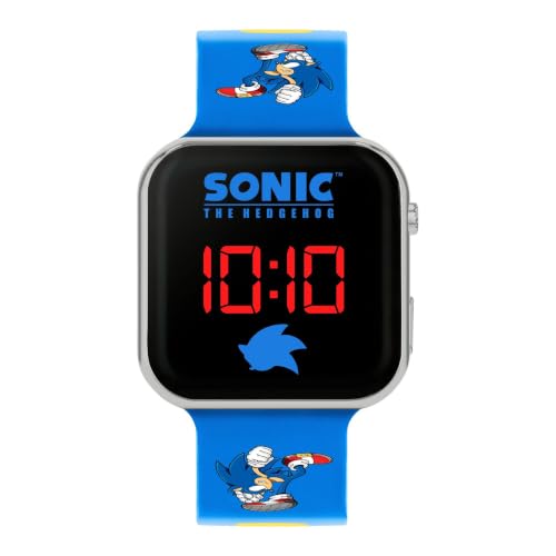 Sonic -, Reloj de Pulsera Niños, Blue Printed, SNC4137