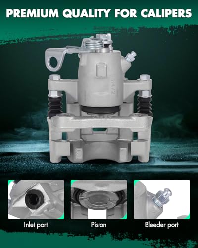Image of SCITOO Rear Left Brake Caliper With Bracket 19B2575 Compatible For Audi TT Quattro 2000-2006 For Volkswagen For Jetta 2000-2005 For Volkswagen For Jetta City 2007-2009