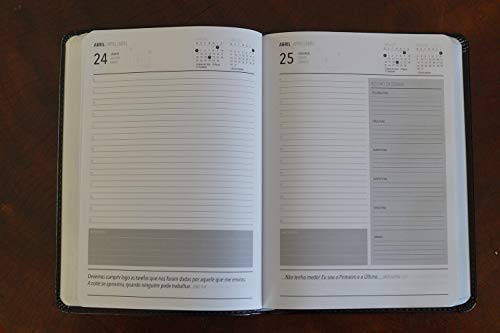 Agenda executiva 2021 - Pão Diário - Marrom (15x21cm)
