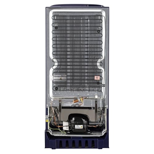 Image of LG 190L 4 Star Inverter Direct-Cool Single Door Refrigerator (GL-D201ABCY, Blue Charm, Base stand with drawer)