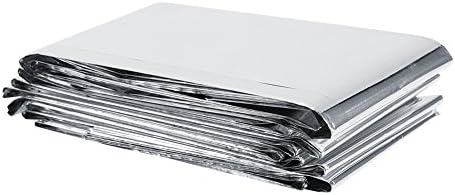 Mugast 1 Pcs PETP High Silver Reflective Mylar Film,Plant Reflective Film,Garden Greenhouse Covering Foil Sheets,Plant Grow Warm Keeping Accessories,82.68 x 47.24 Inch