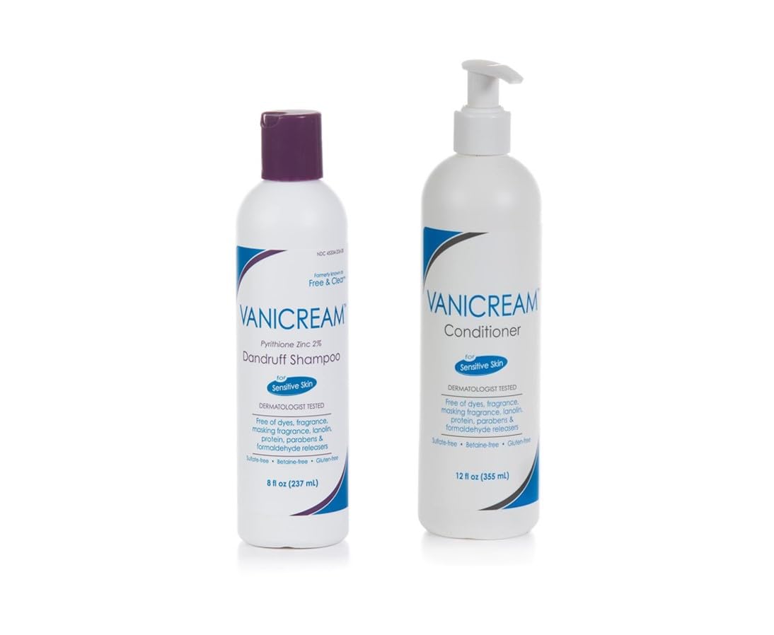 Vanicream Dandruff Shampoo - 8 Oz & Hair Conditioner - 12 Oz