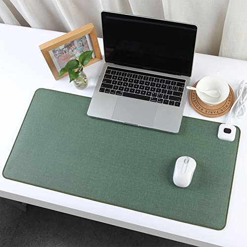 DYK&amp;NX Tapis de Souris Chauffant, Tapis de Souris Chauffant pour Ordinateur avec Interrupteur à Affichage Numérique, Rallonge Le Cordon d'alimentation (Grey : A, Size : 80 * 33cm)