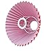 KUMGROT E28 Small Pleated Lamp Shade Scalloped Lamps Shade Lamp Replacement Cute Lamps Bedroom Living Room Home Office Decoration Red