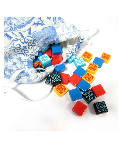 Image of Awestuffs Family Board Games for Adults and Kids - Ages 8 and up, 2 to 8 Players (Azul - Tile Placement Strategy)