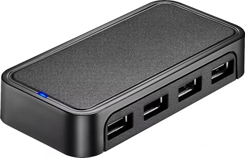 Image of Best Buy Essentials 7-Port USB Hub - Fast Data Transfer, Universal Compatibility, USB 2.0, Compact Design for Laptop, PC, Mac, Smartphone & Tablet