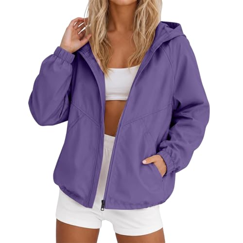 Veste de pluie légère femme idéale pour randonnée et trajets à vélo