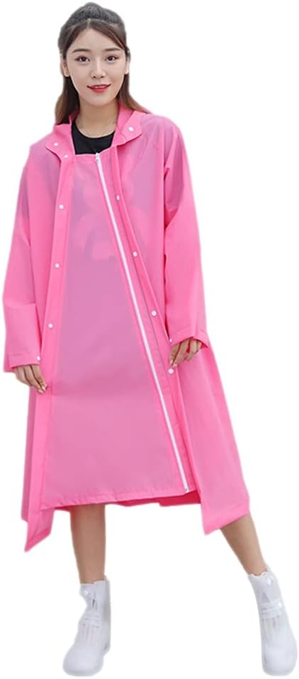 Ponchos for Women, Portable Rain Coats for Men, Rain Ponchos for Adults with Hood and Sector Waterproof Layer, Lightweight Bicycle Raincoat Poncho for Outdoor Activities