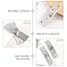 FUNOMOCYA 2pcs 360 Degree Rotation Heavy Duty Stainless Steel Hidden Door Pivot Joints Small Size Vertical Rod for Shed Windows and Industrial Doors