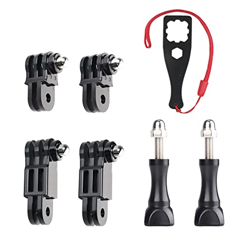 HSU Bras d'extension pour GoPro, Fixation de caméra d'action, Support d'extension Ajustable pour Hero 12/11/10/9/8/7/6/5/4/3