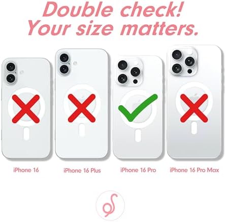 Sonix Case for iPhone 16 Pro | Compatible with MagSafe | 10ft Drop Tested | Gloss Pink Rose — view 5