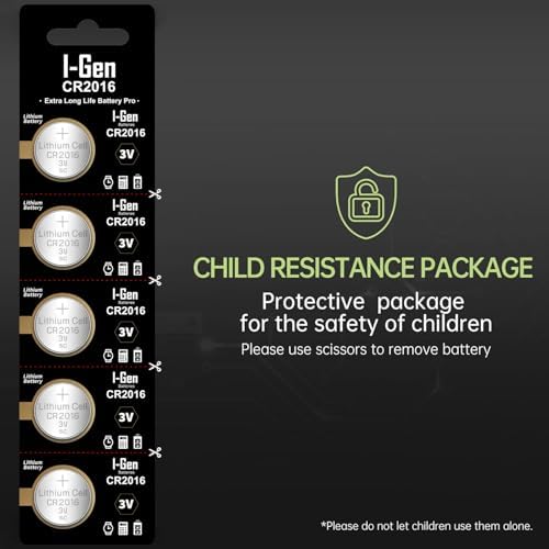 I-Gen CR2016 Pil 5'li Paket Lityum Düğme Pil 3V 2016 - Görsel 7