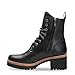 Produktbild Panama Jack Damen Schnürstiefel Padma, Frauen Stiefel,Reißverschluss,Women's,Woman,Lady,Ladies,Boots,Winterstiefel,Schwarz,39 EU / 6 UK