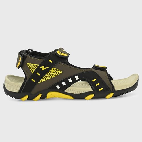 Image of Centrino Men's Phylon Sandals | Lightweight Sports Sandals with Adjustable Straps | Cushioned Comfort Outdoor & Casual Wear | Durable Grip Sole Walking Sandals (9353)