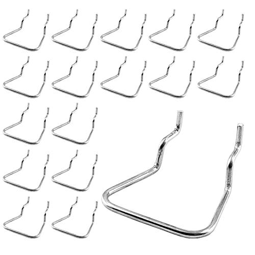 Suiwotin EKIS1073 16Pcs Pegboard Pliers Holders, Stainless Steel Shelving Accessories, Double Loop Pliers Hook cover