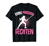 Coole Mädchen Fechten Kinder T-Shirt