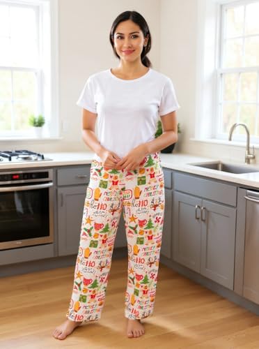 Image of Unisex Adults Holiday Themed Pajama Pants