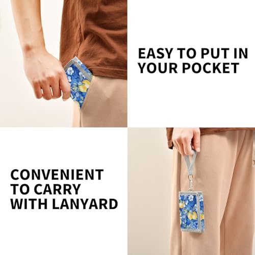 ALAZA Kids Wallets for Boys Girls Toddler Trifold Wallet Children Small Watercolor Lemon with Zipper Coin Pocket4