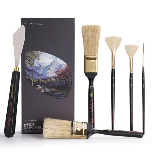 Artify Artist Paint Brush Set endorsed by Painter Phizz, 6-Piece ...