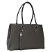 BFB Work Tote Bag – Lightweight Handmade Designer iPad and Laptop Bag for Women – Grey