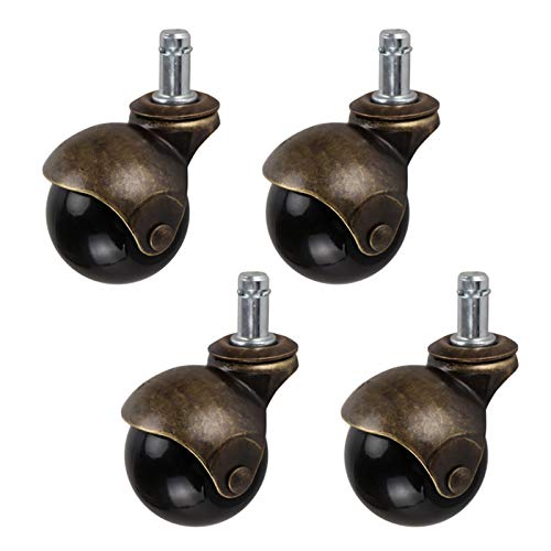 Roulettes pivotantes à billes 50mm pour réorganiser votre bureau à la maison