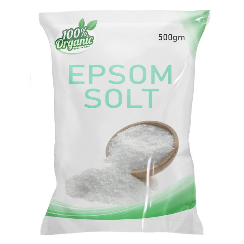 Image of Natural Epsom Salt Crystals for Bath & Foot Soak ? 500Gm,Relax & Rejuvenate