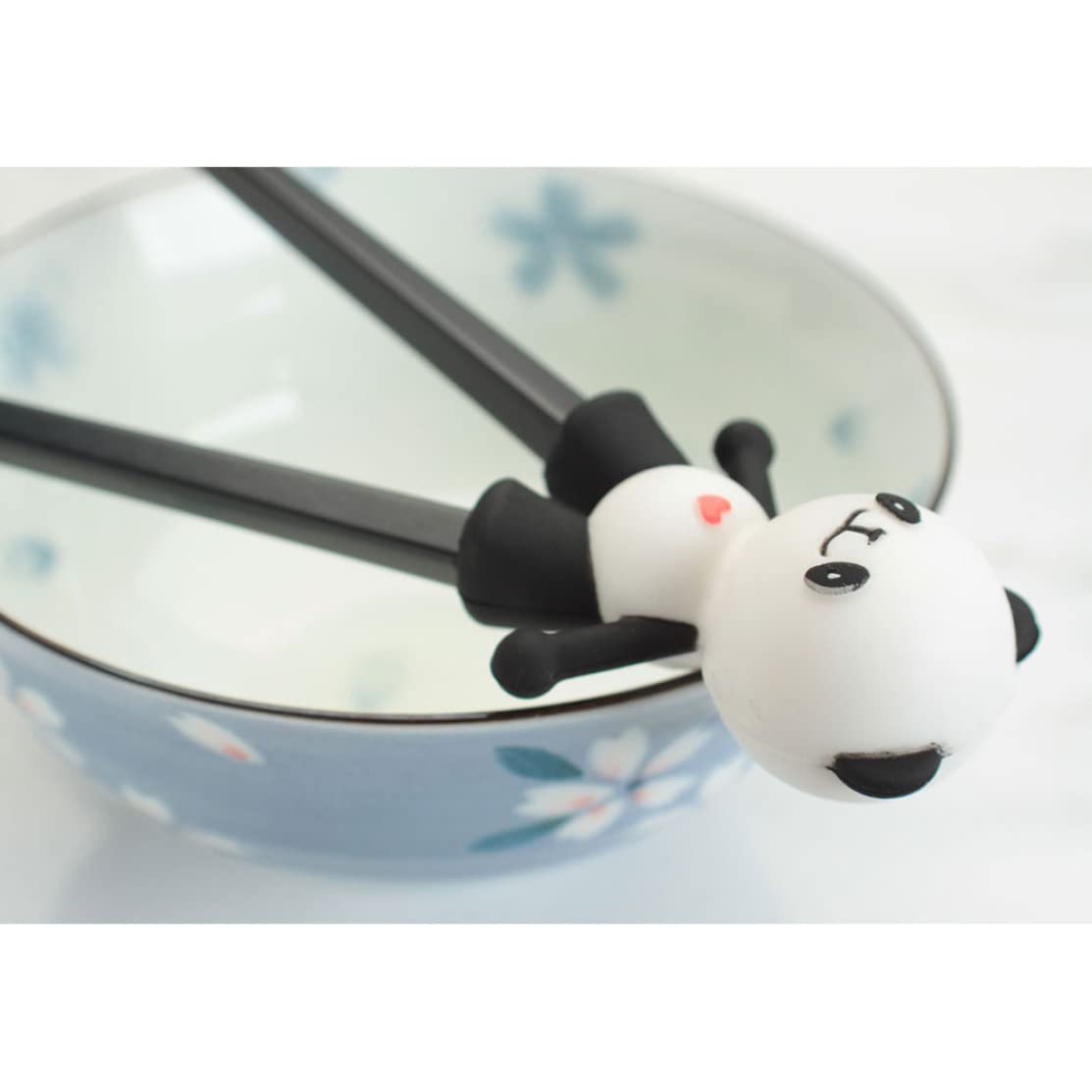Eetstokjes voor kinderen Training Leuke Panda Eetstokjes Helper Kinderen Leerling Eetstokjes met siliconen gids eetstokjes