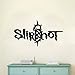Dibujos animados Slipknot PVC Pegatinas de pared para niños Habitación Vinilo Arte Calcomanía Dormitorio Slipknot Pegatina Póster Mural 28 cm x 52 cm