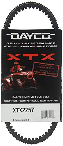 Cinturón Dayco XTX2257 negro de alta resistencia para transmisión de potencia