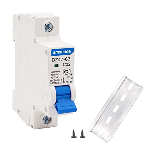 Smseace 1-pole 32A circuit breaker image