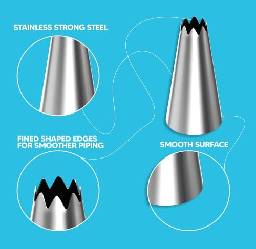 GZMAISULEE Conjunto de sacos de confeitar e pontas para iniciantes de decoração de bolos para assar