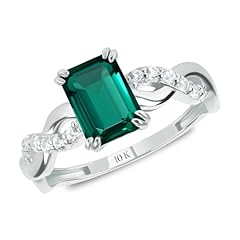 Created Emerald | White Gold