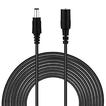 BOAVISION DC 12V Power Cord,33ft10m Extension Cord Cable 2.1mm x 5.5mm Compatible with DC Power Supply Adapter Cord WiFi Security IP Camera ...