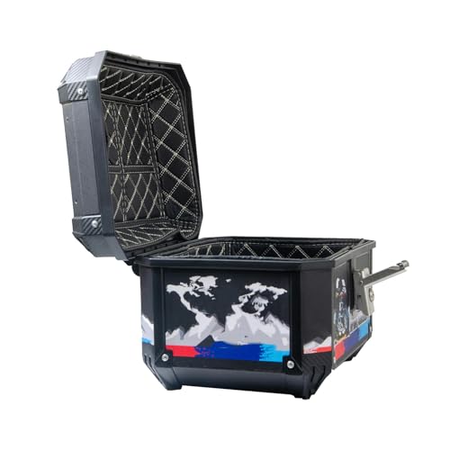 Top case de moto 45L coffre amovible grande capacité