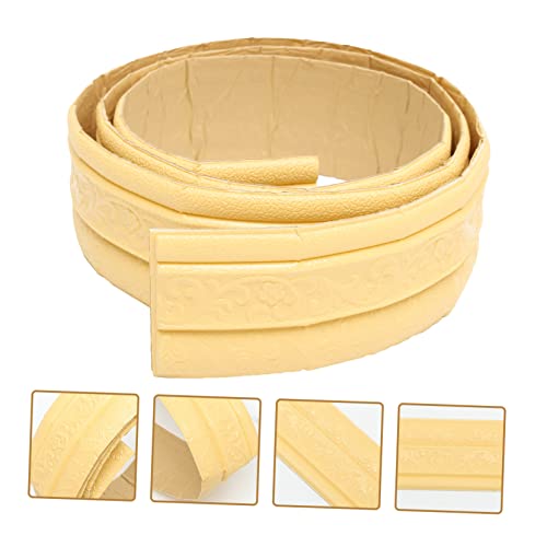 Angoily 5 Peças Papel De Parede Autoadesivo Cintura Mural Adesivo De Borda Instalando Rodapé Espuma