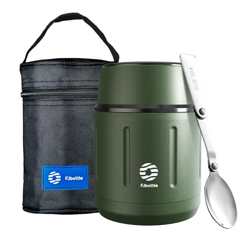 Healter 500ml Thermobehälter für Essen Warmhaltebehälter Essen mit...