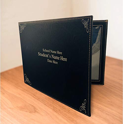 Personalized Certificate Holder 8.5\"x11\" - Custom Diploma Cover Engraved - Graduation Gift for Class of 2024 - Personalize Now with Your Engraving for Graduate