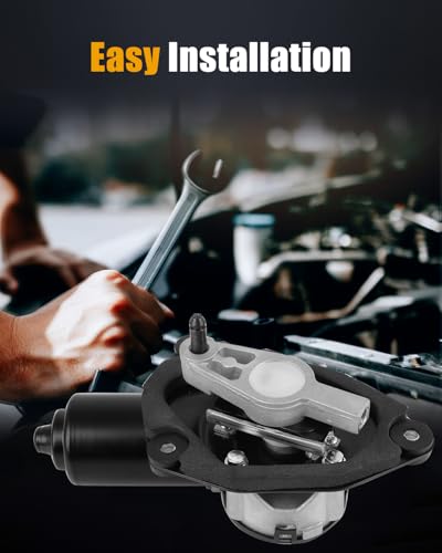 Image of ROADFAR Front Windshield Wiper Motor Compatible For Ford For Sable 1995 | Fit For Ford For Taurus 1987-1995|For Lincoln For Continental 1988-1997|For Mercury For Sable|OEM:F4DZ17508B|7 Pins
