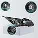 TUSDAR Headlight Assembly Set w/o LED DRL for 2013 2014 2015 Honda Accord Sedan 4-Door Halogen Projector Headlamp Driver and Passenger Side OE Style
