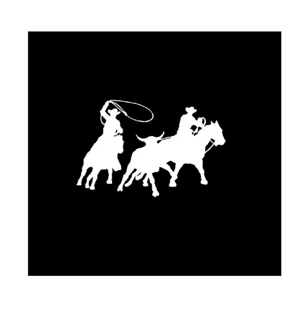Roping Rodeo Western Cowboy Car Sticker for Laptop Bottle Truck Phone Vehicle